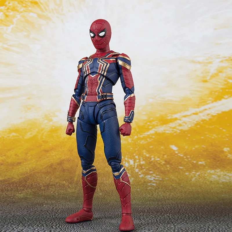 17cm Marvel 2019 the Avengers 3 Infinity War Iron Spider Man Amazing Spiderman M 