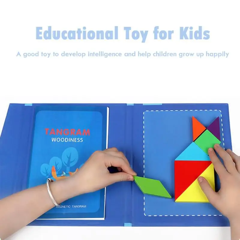 

Puzzle Games Tangram Toys Stimulate the Imagination Developing Intelligence for Children Develop Spatial Reasoning Skills
