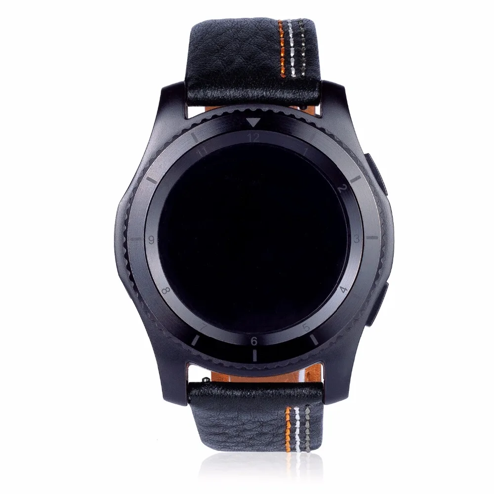 22 мм группа для samsung Шестерни S3 классический Frontier часы ремешок для Xiaomi Amazfit 2 Stratos темп ремешок из натуральной кожи кожаный браслет