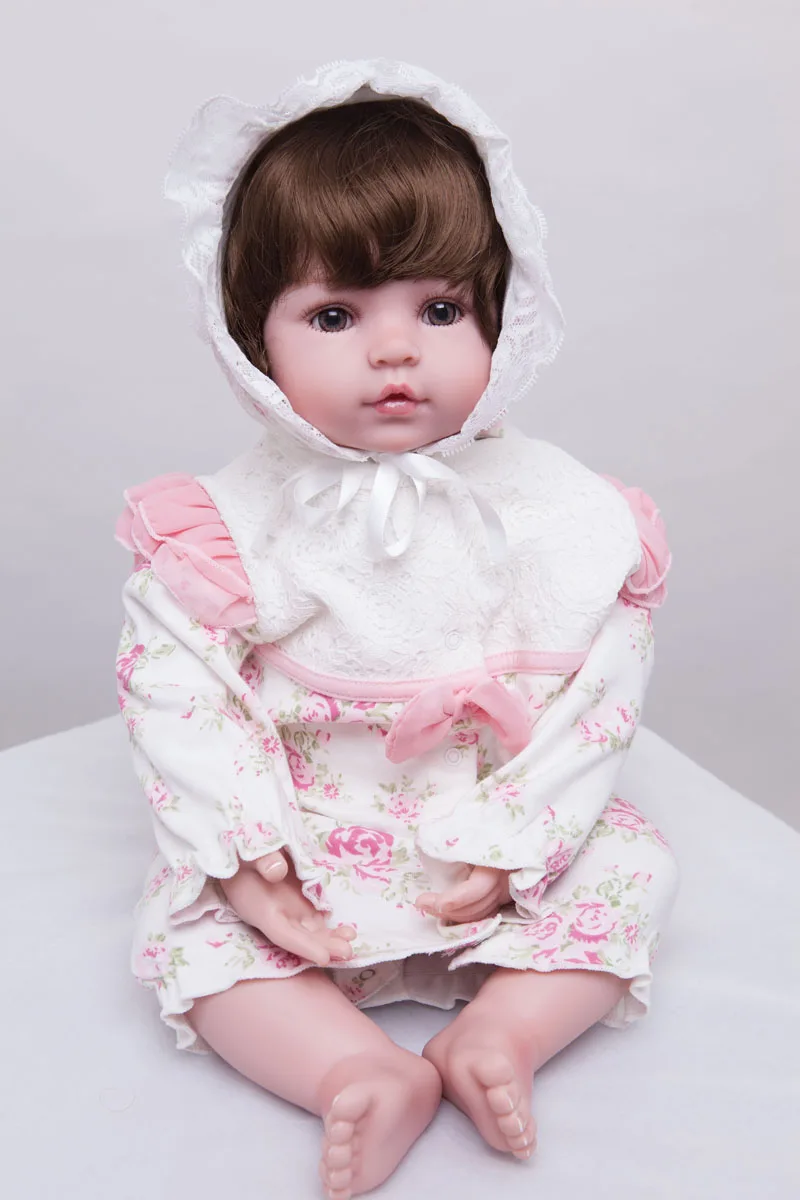 55 см силиконовая кукла-Реборн, игрушки, реалистичные виниловые куклы принцессы для девочек, детский подарок на день рождения, рождественский подарок, игрушка для дома