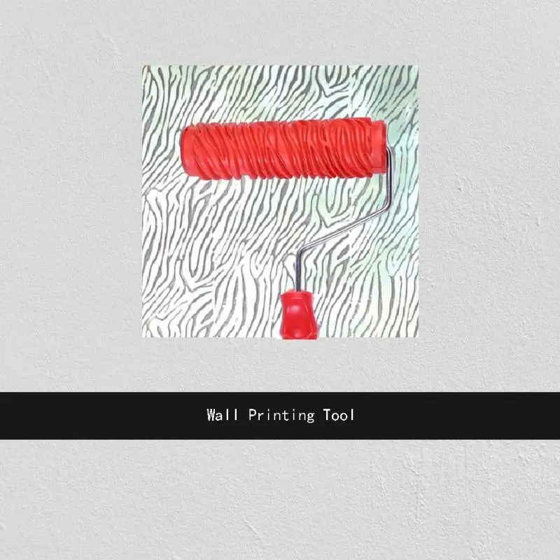 Печать шаблон резиновый ролик стены украшения краска выбивая ролик|Валики для