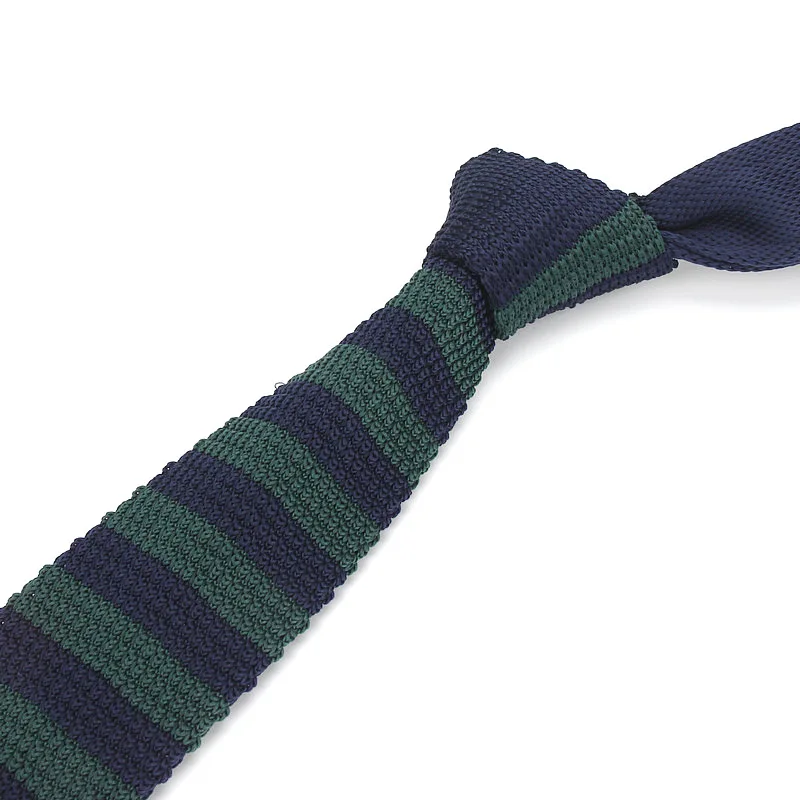 Мужской модный винтажный шерстяной галстук 17 полосатый галстук многоцветный вязаный галстук