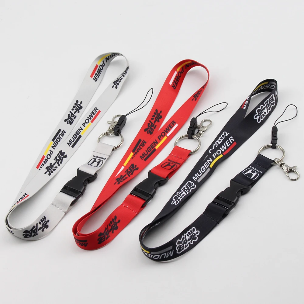 mugen power Racing Key Lanyard для ключа мобильного ID карты подвесной ремень переоборудование