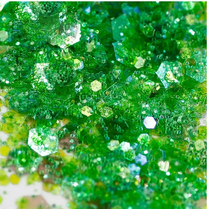 Смешанные блестящие цвета блестки Spangles полимерные наполнители кристаллическая