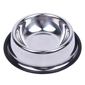 

Pet Dog Durable Bowl Stainless Steel Made Feed Food Water Dish Bowl For Small Medium Large Dog Cats BW706