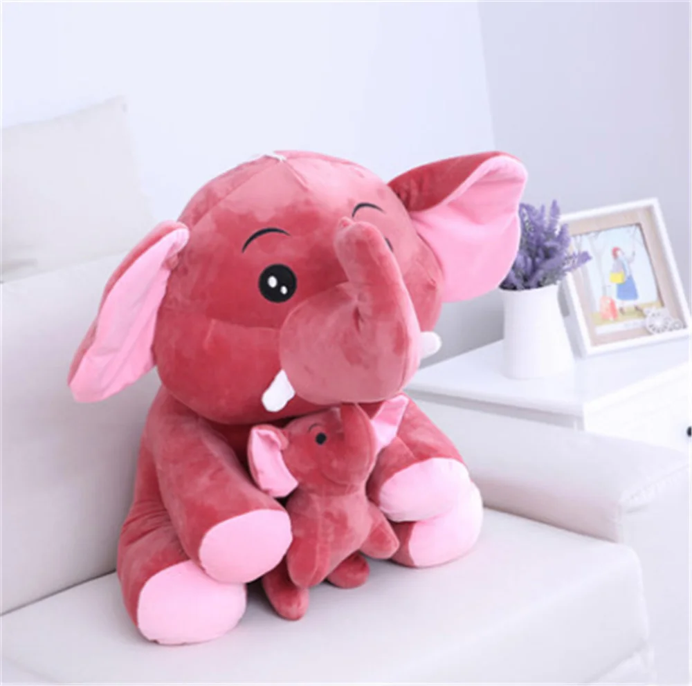 Cute 28'' Large Animal Elephant Plush Toy Big 28'' Stuffed Soft Cartoon Elephants Doll Pillow Baby Present 4