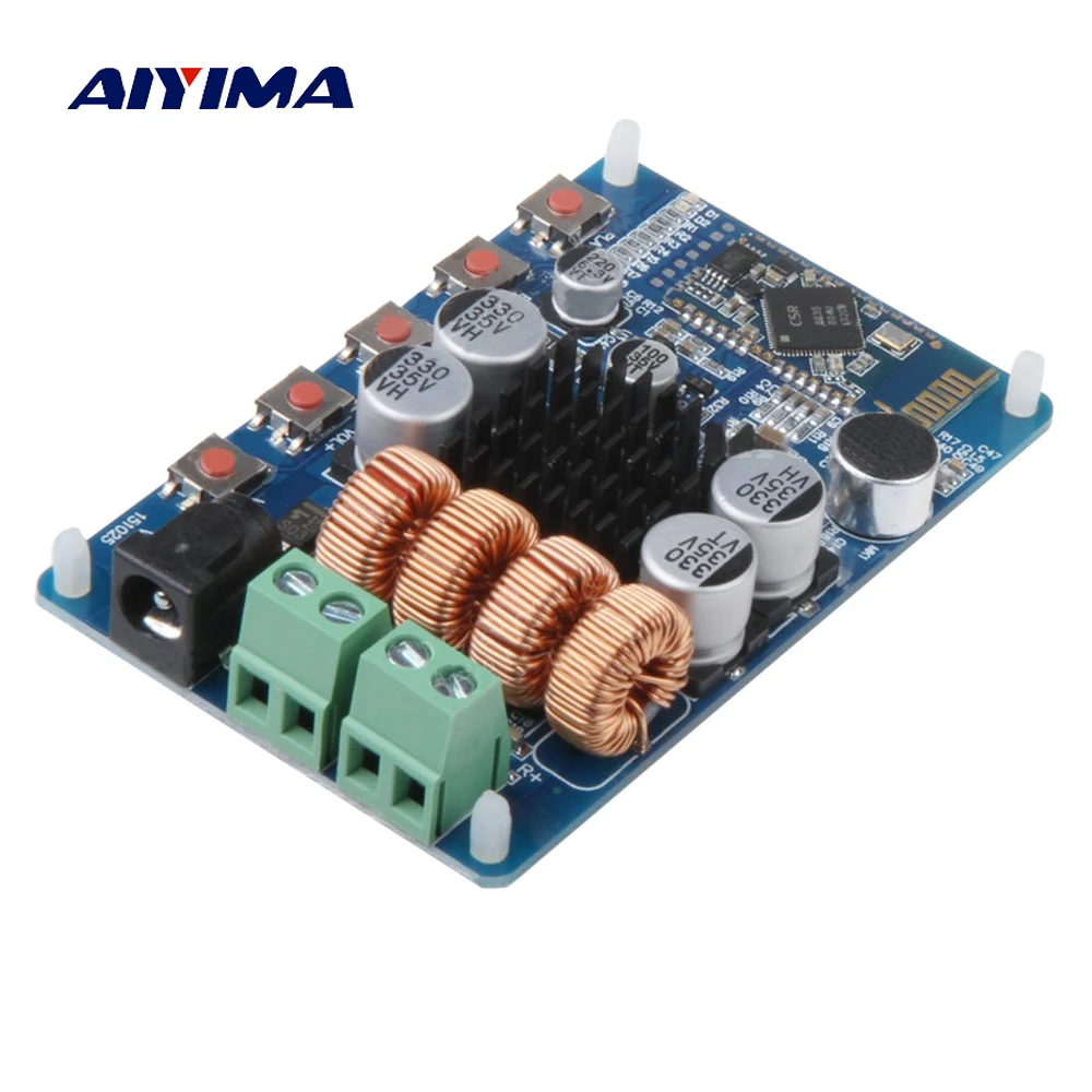 AIYIMA TPA3116 4 .. 0 Плата усилителя Bluetooth 2x50 Вт двухканальный с усилителем мощности