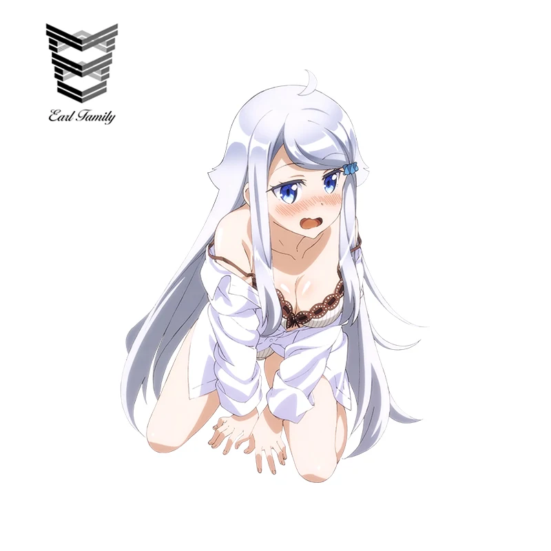 EARLFAMILY сексуальные автомобильные наклейки Imouto Sae Ireba Ii с рисунком мультяшного