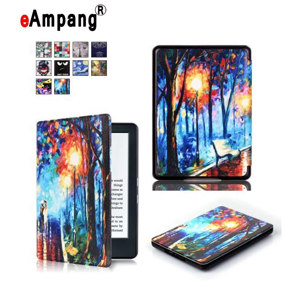 eAmpang magnet Flip leather case cover for new kindle 2016 8th generation fundas for amazon kindle 8 Generation 2016 cases eAmpang magnet Flip leather case cover for new kindle 2016 8th generation fundas for amazon kindle 8 Generation 2016 cases