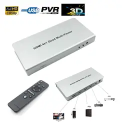 Полный 1080P HDMI 4x1 Multi-Viewer С HDMI переключатель идеально Quad Экран реального времени S.21