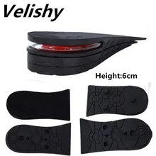 Velishy 3-Слои 6 см, визуально увеличивающая рост; обувь на сплошной подошве с воздушной подушкой; НЕВИДИМЫЙ колодки с подъемом пятки, розничная