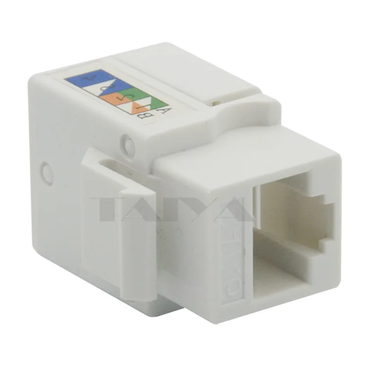 Keystone CAT6 RJ45 с белым цветом