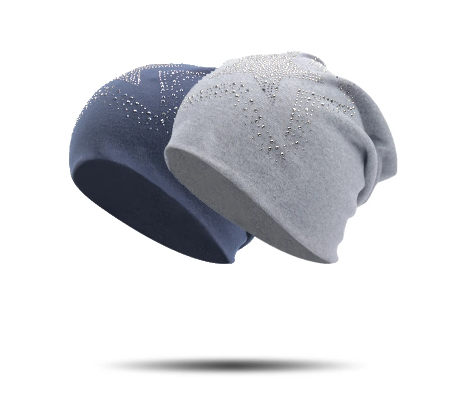 1ADK Cotton Women Caps  Nice Decoration Brand 2018 New Fashion High Quality Casual Skullies &Beanies #MZ764