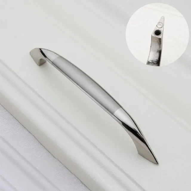 Cheap Simple Handles Pull for Kitchen Furniture Door Drawer Cabinet Dresser Closet Wardrobe Cupboard Bathroom White