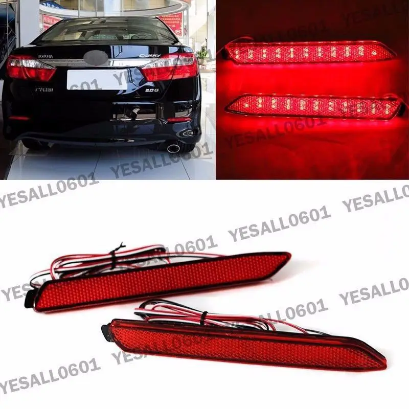 Светодиодный задний бампер отражатель стоп-сигнала для Toyota Camry Reiz Matrix Venza Lexus IS-F