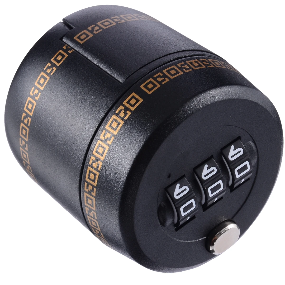 

4cm Black Plastic Wine Liquor Bottle Password Lock 3 Digit Combination Lock Wine Champagne Stopper Vacuum Plug Device Protector