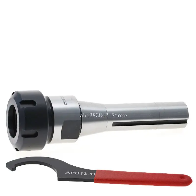 

Turret Milling Machine Tool Shaft R8 milling handle taper shank R8 ER16 ER20 ER25 ER32 ER40 M12 7/16 Spanner included