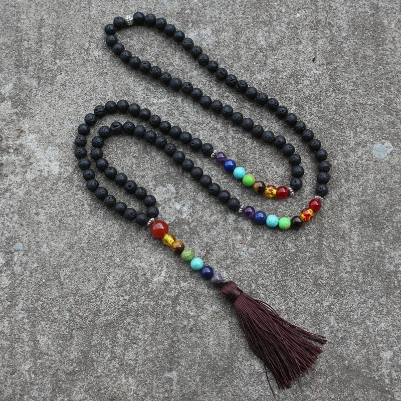Mara oración Granos De Madera Natural Budda Pulsera de abalorios