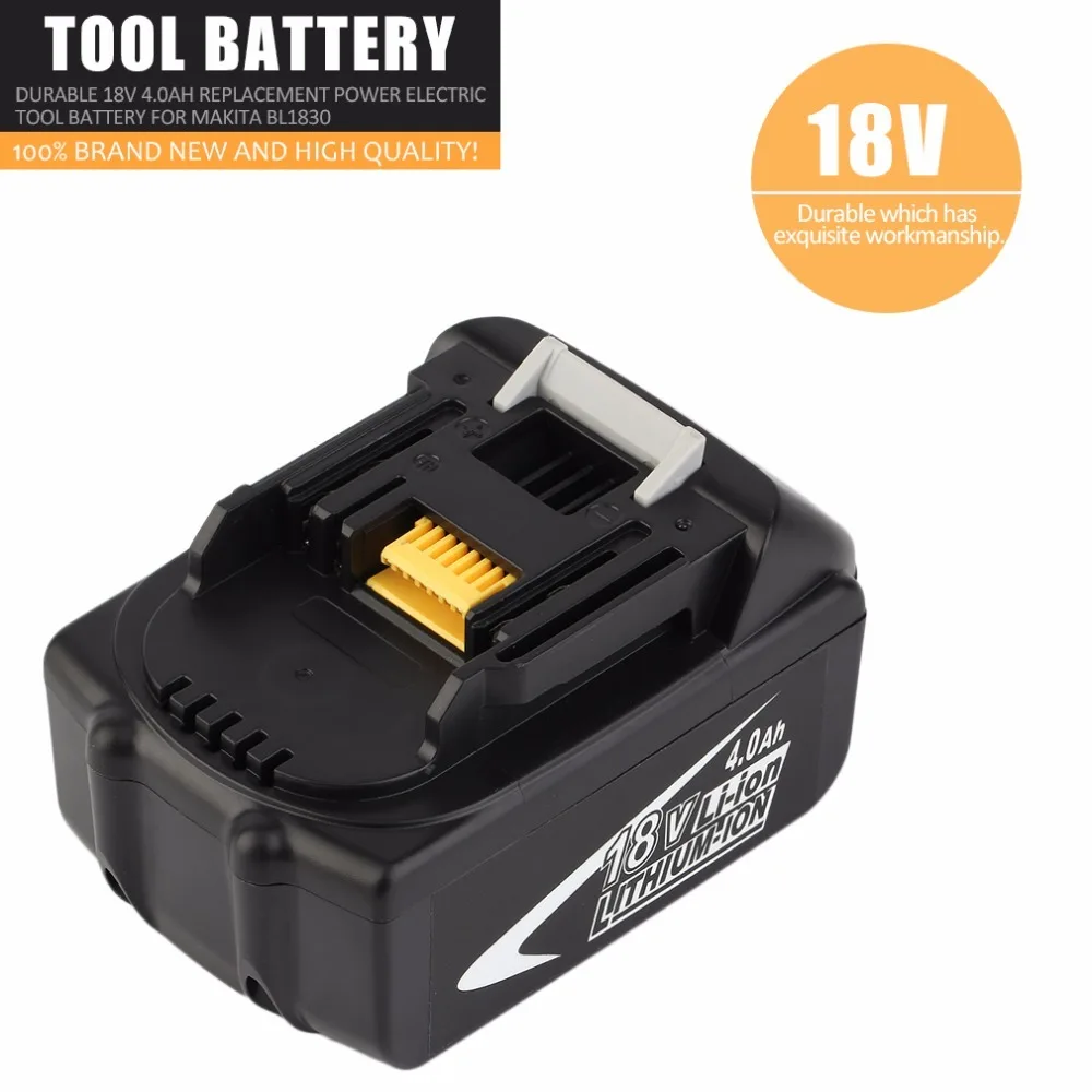 

Durable 18V 4000mah Rechargeable Lithium Battery Replacement Power Electric Tool Battery For MAKITA BL1830