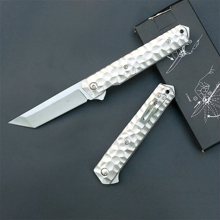 PEGASI японский самурайский складной нож Быстрый открытый черный и серебряный джунгли складной нож Путешествия складной нож тактический нож