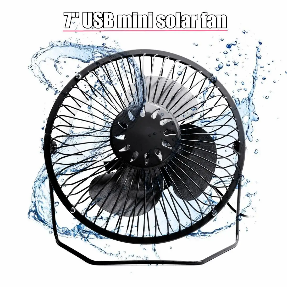 7 дюймов Мини Портативный тихий круглый Настольный usb-вентилятор небольшой мощный вентилятор охлаждения 4 цвета Офис