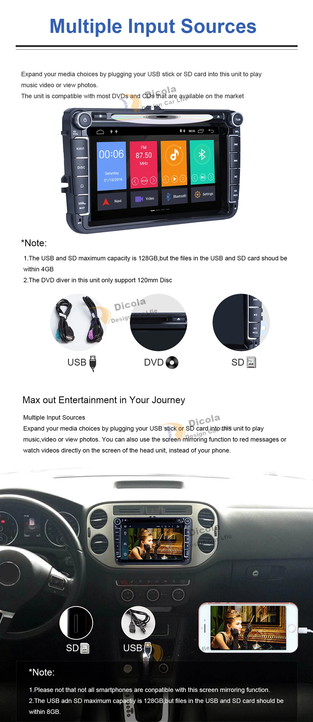 Perfect IPS HD 9" Android 8.1 Radio Multimedia Car Stereo Player GPS DAB No DVD for BMW E90 Sedan 2005-2011 2012 E91 E92 E93 Head unit 9