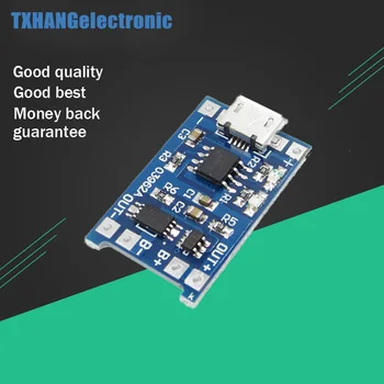 

2PCS Micro USB 5V 1A 18650 TP4056 Lithium Battery Charger Module Charging Board With Dual Functions