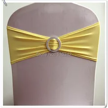 Горячая Распродажа с лучшим качеством! 200 шт Подвязка из спандекса для стула свадьба с круглой пряжкой заменить стул створки много цветов MARIOUS