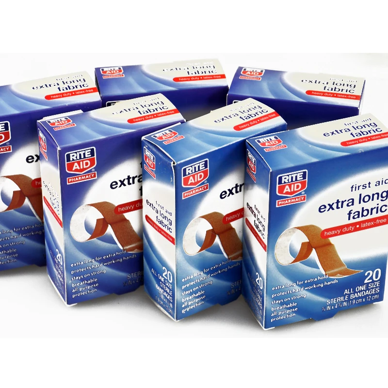 

Free Shipping Super Long 60 PCs/3boxes 1.9cmX12cm Breathable Hemostasis Bandages First aid All-purpose Band aid Outdoor