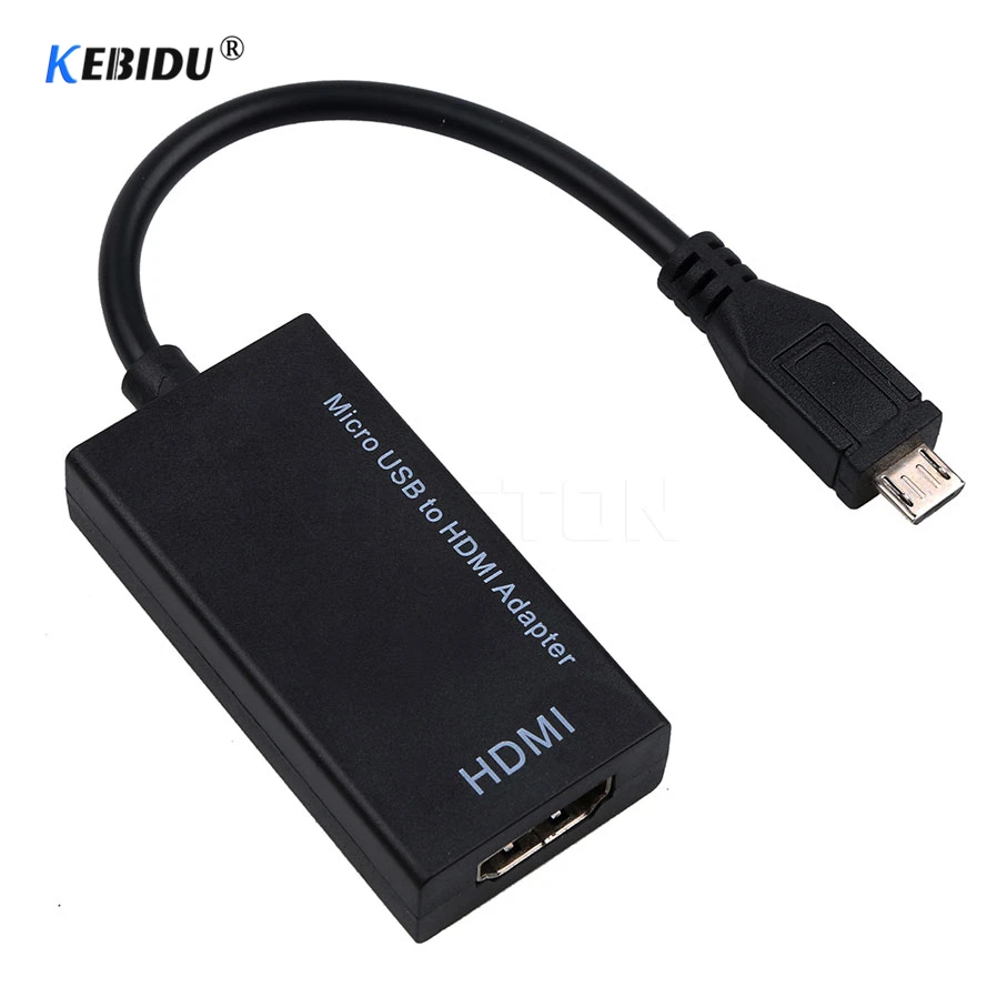 

Kebidu High Speed Micro USB to HDMI HDTV Adapter Cable Audio Cables For Phone For Mobile Phone