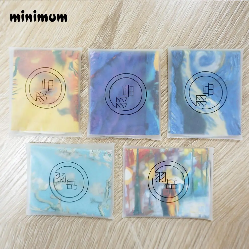 15pcs Retro oil painting Glasses Cloth Microfiber Clean Lens Dust Wiper Camera Screen Cleaner Soft Suede Deer skin flannelette (3)