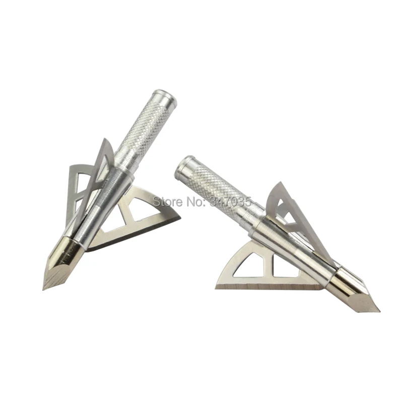 

3 Blades 100 Grains Broadhead Arrow Heads Shooting Point Tip For Archery Outdoor Target Hunting Bows