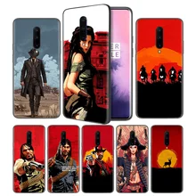 Red Dead Redemption 2 Soft Black Silicone Case Cover for OnePlus 6 6T 7 Pro 5G Ultra-thin TPU Phone Back Protective