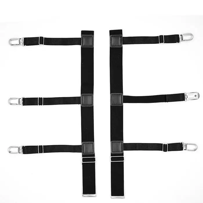 Stays Belt Adjustable Garters Men's Shirt Nylon Suspenders Holders