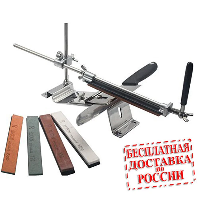 Ruixin pro professionale per affilare i coltelli in acciaio inox fix angolo di affilatura utensili 120 320 600 1500 temperamatite pietre whetstone in ... Angolo di affilatura coltelli