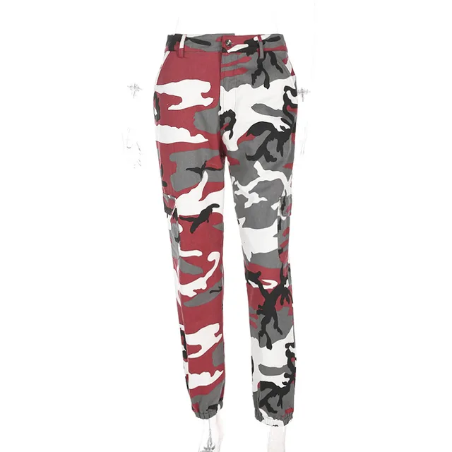 pink and blue camo sweatpants