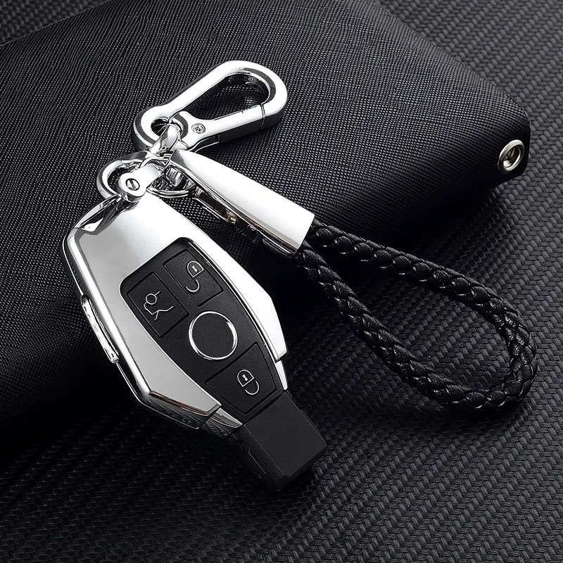 Для Mercedes Benz W203 W204 W212 C180 GLK300 CLS CLK CLA SLK C S E класс дистанционного ключ дистанционного управления чехол цинковый сплав набор ключей сумка