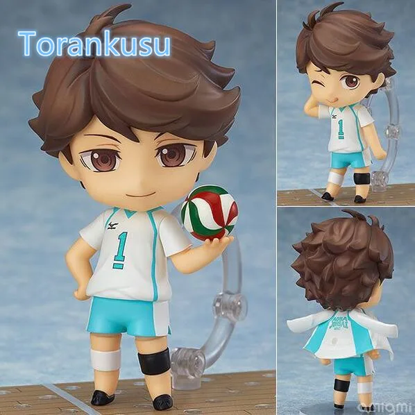 Haikyuu фигурка Oikawa Tooru Nendoroid 563# 10CMM Haikyuu Nendoroid Oikawa Tooru модель игрушки кукла волейбольная фигурка