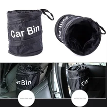 Car Seat Back Trash Holder Hang Litter Bag Garbage Storage Rubbish Container Car Waste Bins Cleaning Tools