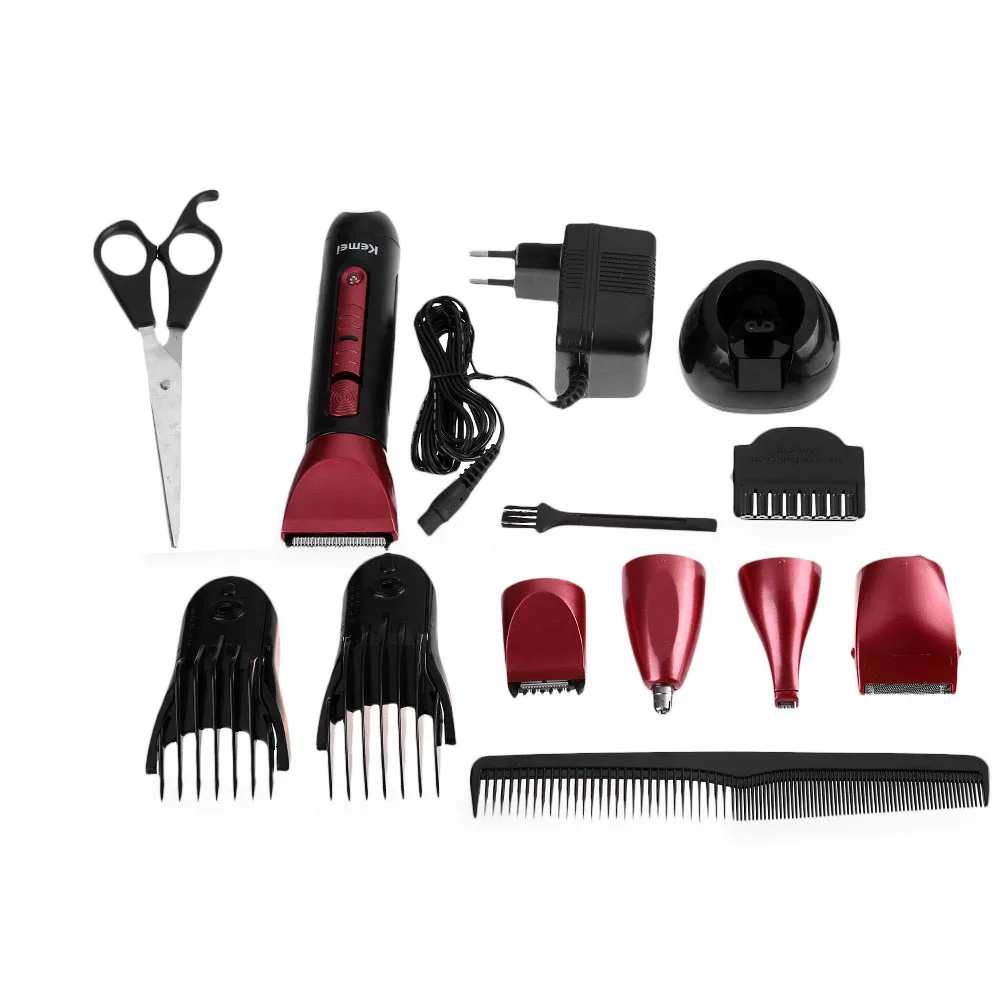 Kemei 5 In 1 Multi functional Hair Trimmer Shaver Beard Nose Hair