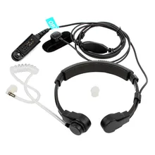 adjustable Finger PTT throat control headphone air tube for motorola gp328 gp338 gp339 gp340 gp329 gp320 walkie talkie