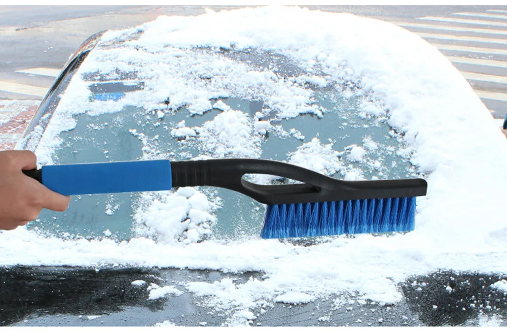 Автомобиль снег скребок для льда SnoBroom Snowbrush Лопата удаление щетка зима