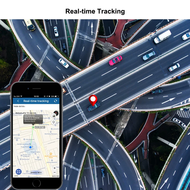 TKSTAR GPS Tracker 2G/GSM Car Tracker Waterproof TK915 Powerful Magnet GPS Localizador RealtimeTracking 10000mAh 120 Day Standby