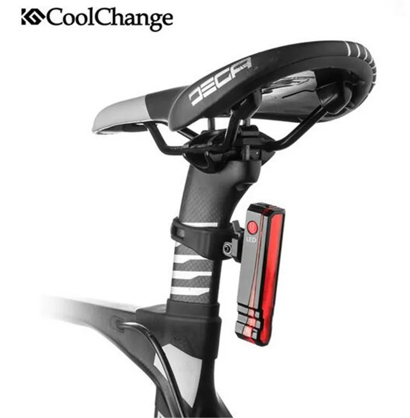 

CoolChange Waterproof Bicycle Light LED Taillight Cycling Cycling USB Rechargable Night Riding MTB Bicycle Rear Light