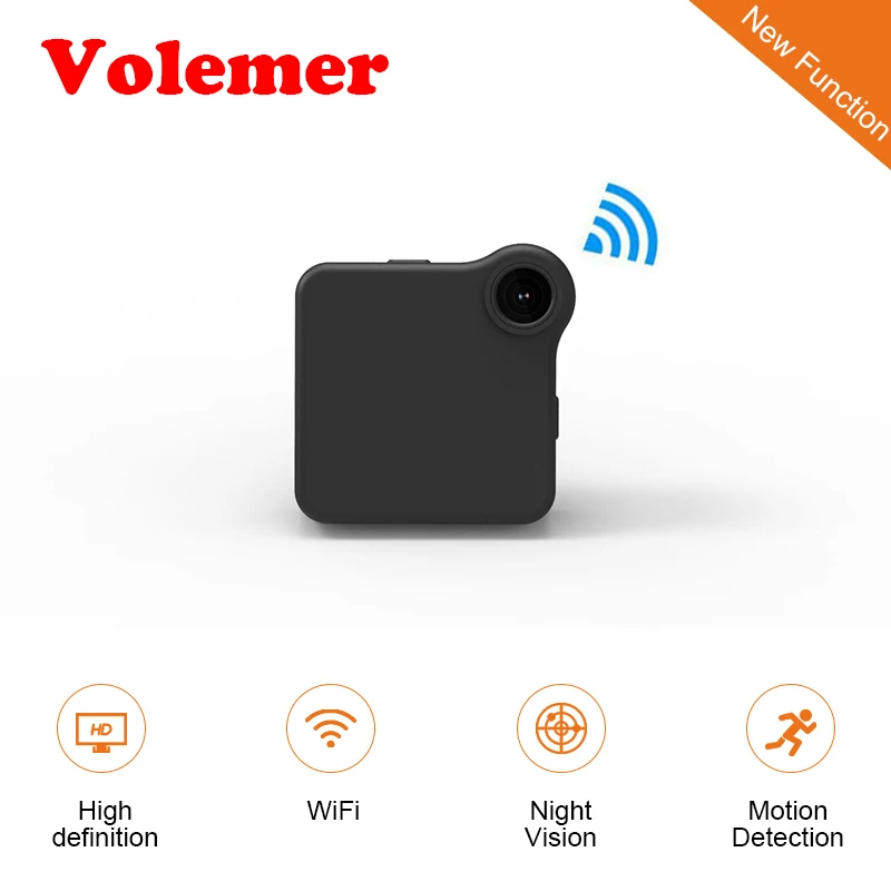

Original C1 Mini Camera HD 720P IP Cam Wifi Wearable Micro Camera Motion Sensor Body Camera With Magnetic Clip Secret Camara