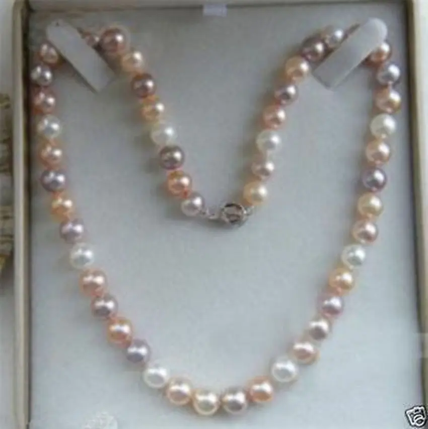 

Hot sale new Style >>>>>Charming 7-8mm Multicolor Fresh water Pearl Necklace 17