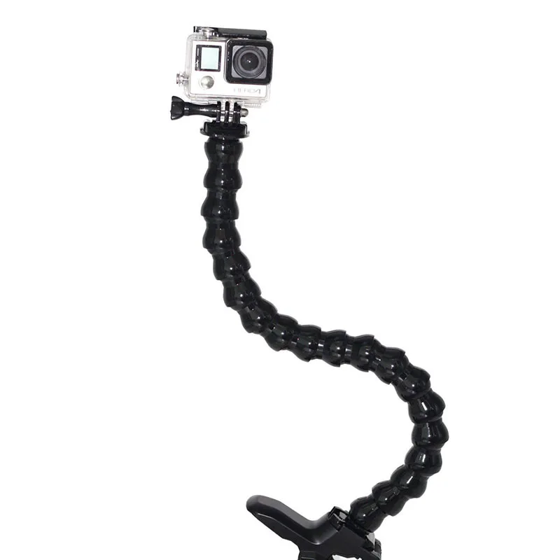Wealpe Jaws Pince Fixation Flexible avec Bras de Serrage Compatible avec  GoPro Hero 11, 10, 9, 8, 7, Max, Fusion, 6, 5, 4, Session, 3+, 3, 2, 1, DJI  Osmo Caméra d'action : : High-Tech