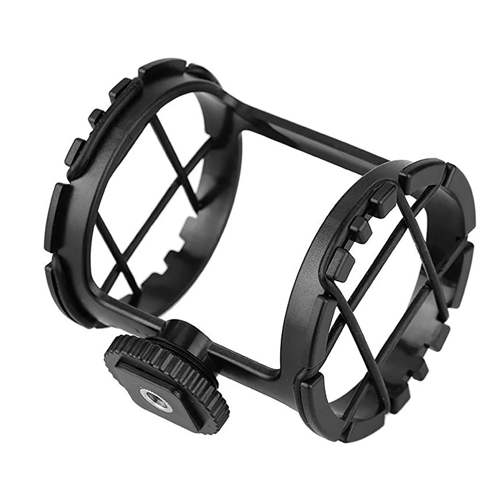 

Stable Suspension Clamp Microphone Holder Shock Mount Wireless Desktop Professional Studio Supplies Broadcasting Anti Vibration
