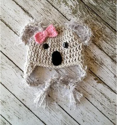 crochet koala hat