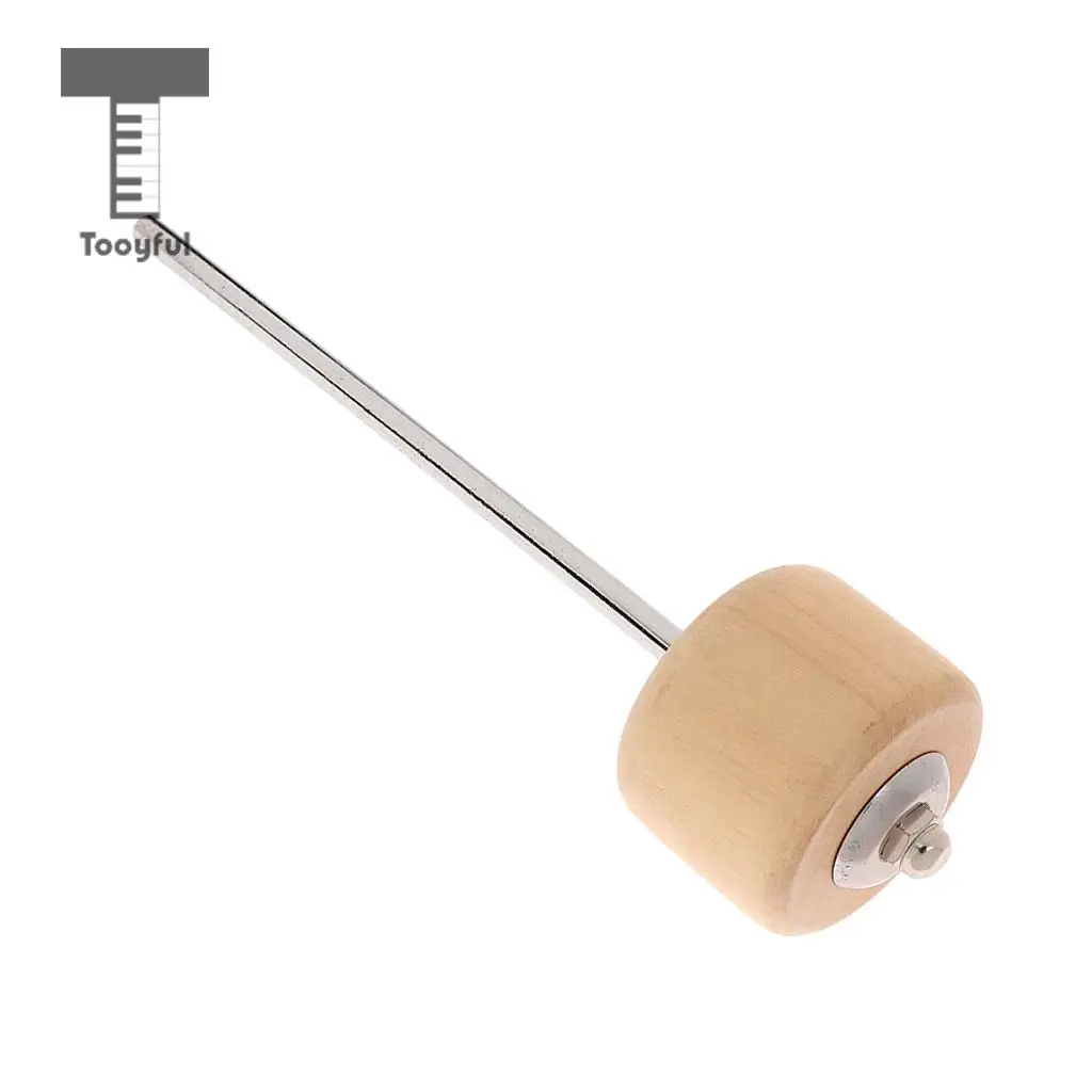 Tooyful Drum Pedal Beater Hammer Felt/Wood Head Mallet for Jazz Drum Replacement Parts Percussion Instrument Accessory